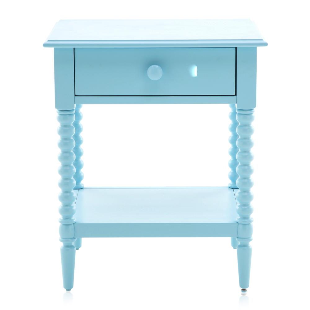 Blue Bedside Table