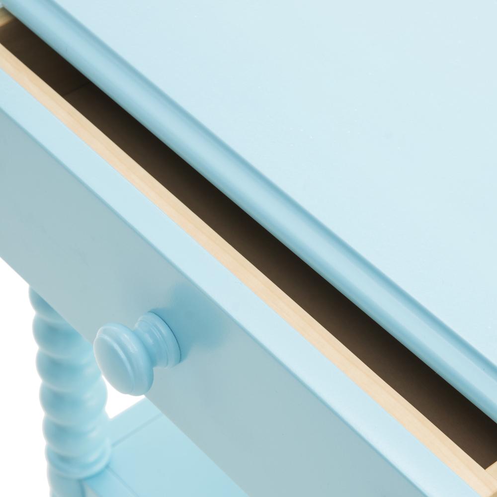 Blue Bedside Table