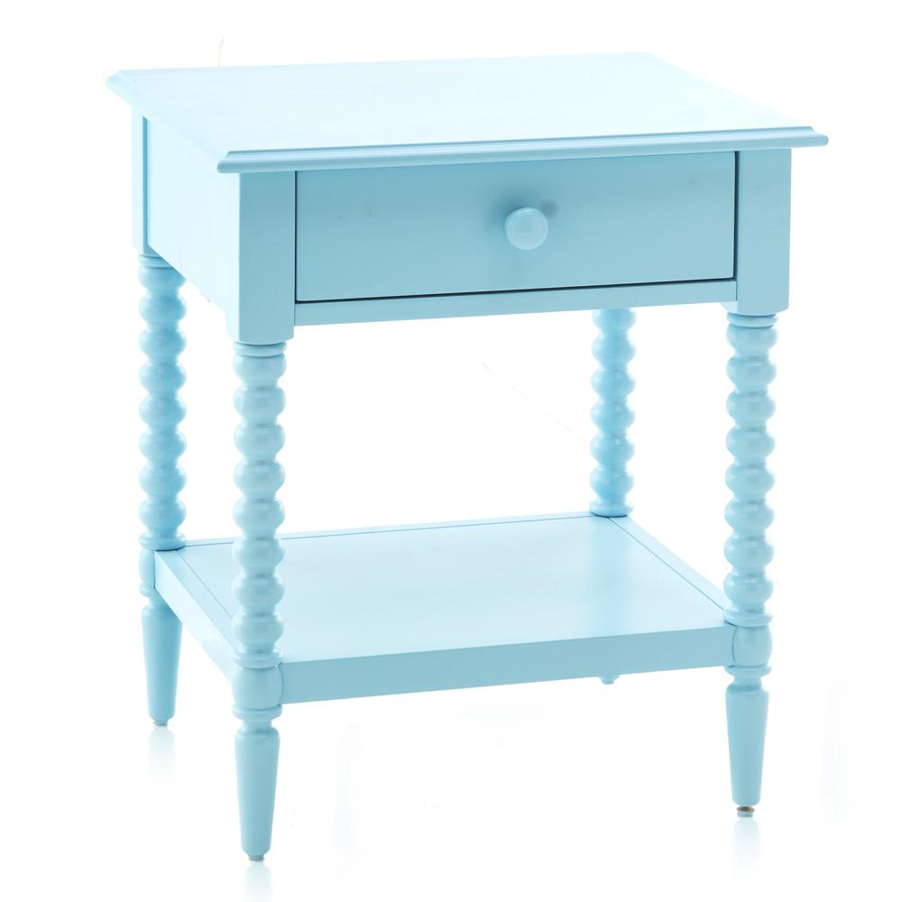 Blue Bedside Table