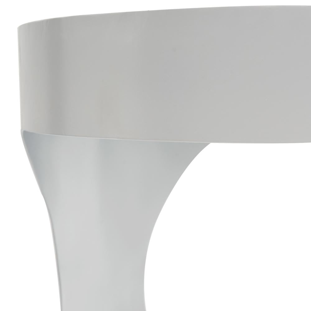 White Cut Out Pedestal
