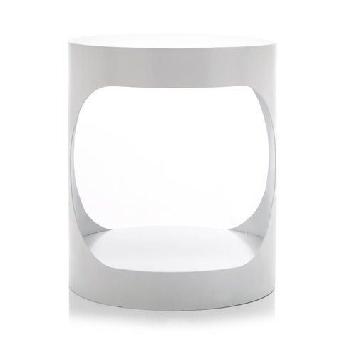 White Cut Out Pedestal