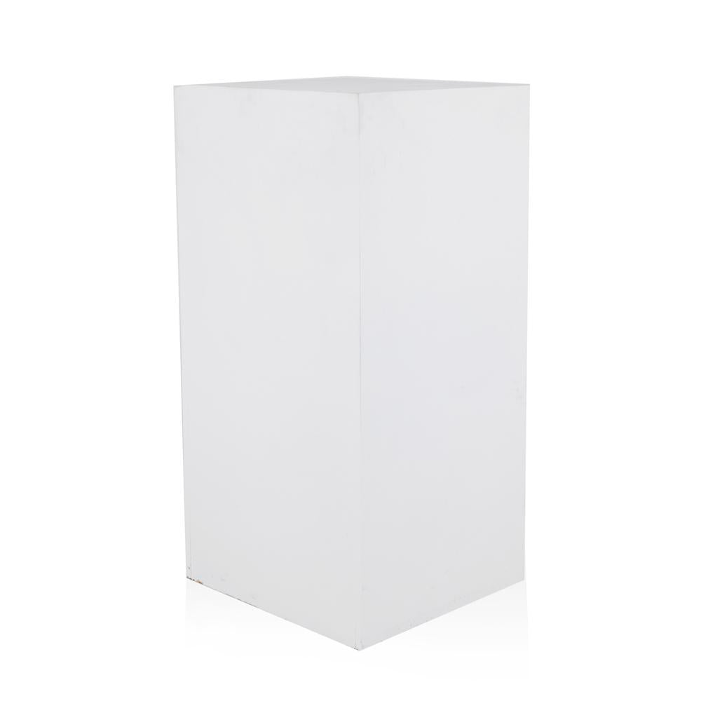 White Rectangular Pedestals