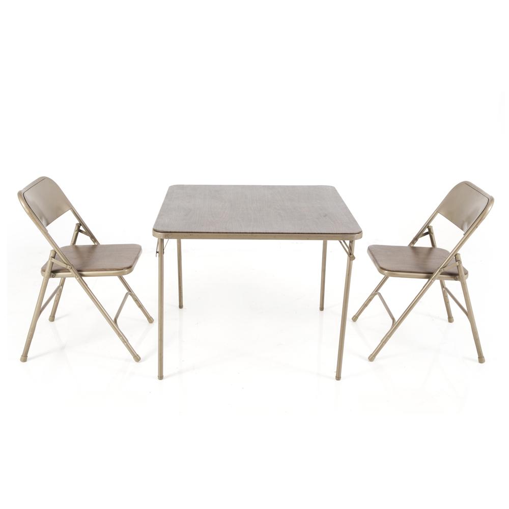 Brown Folding Card Table