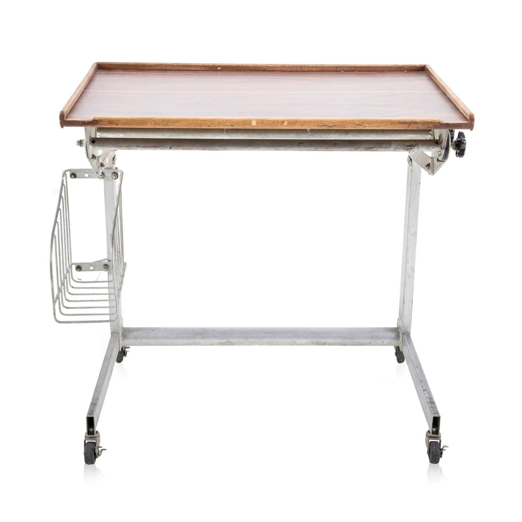 Vintage Metal Frame Adjustable Desk