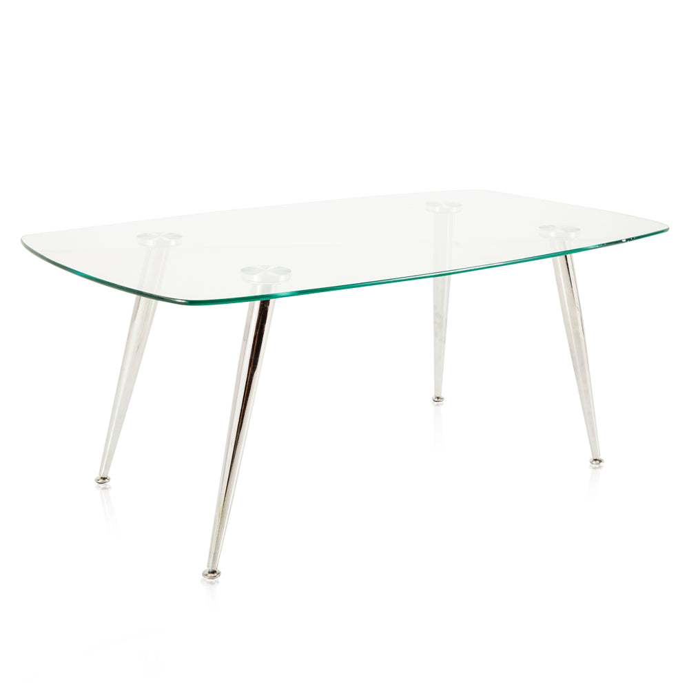 Modern Glass Dining Room Table