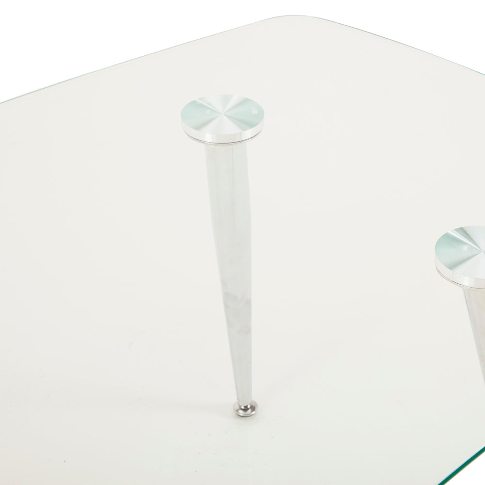 Modern Glass Dining Room Table