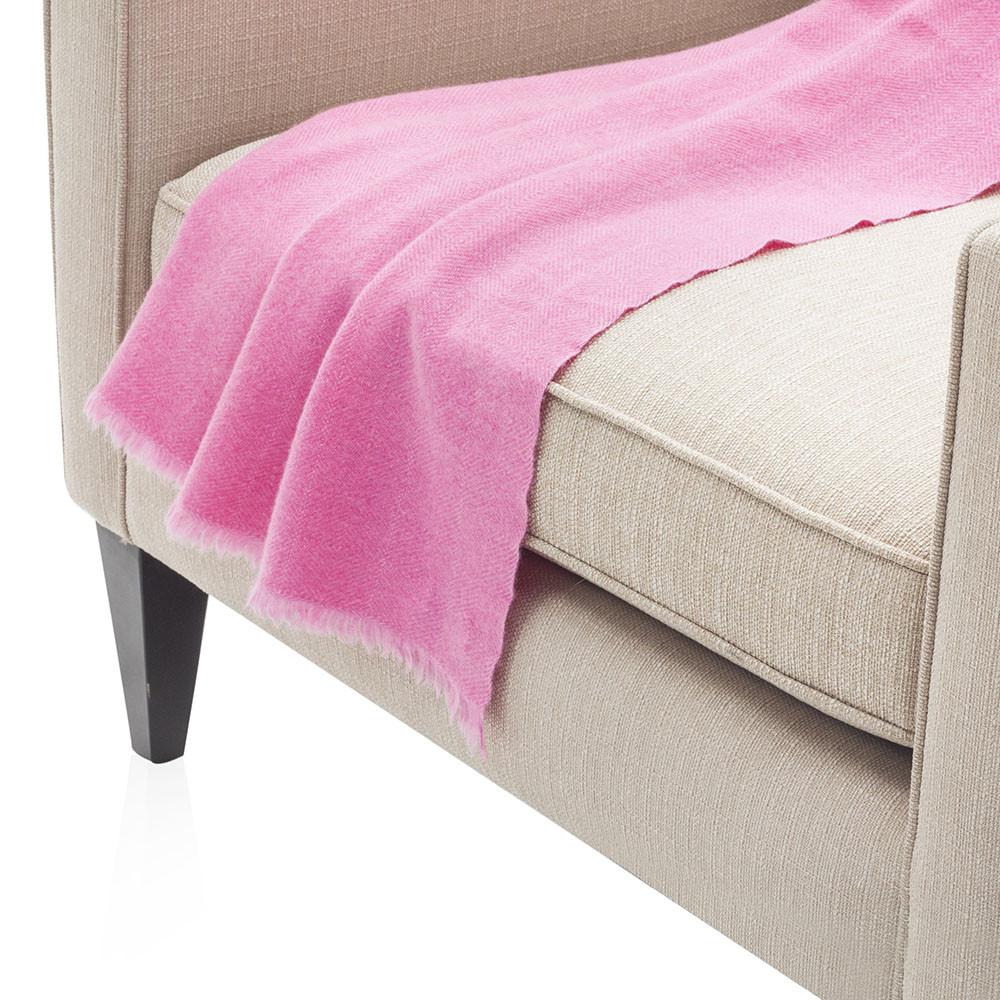Pink Fuzzy Throw