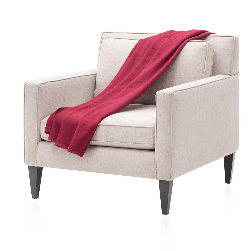 Red Wool Throw