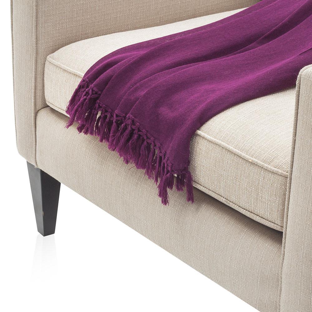 Royal Purple Throw