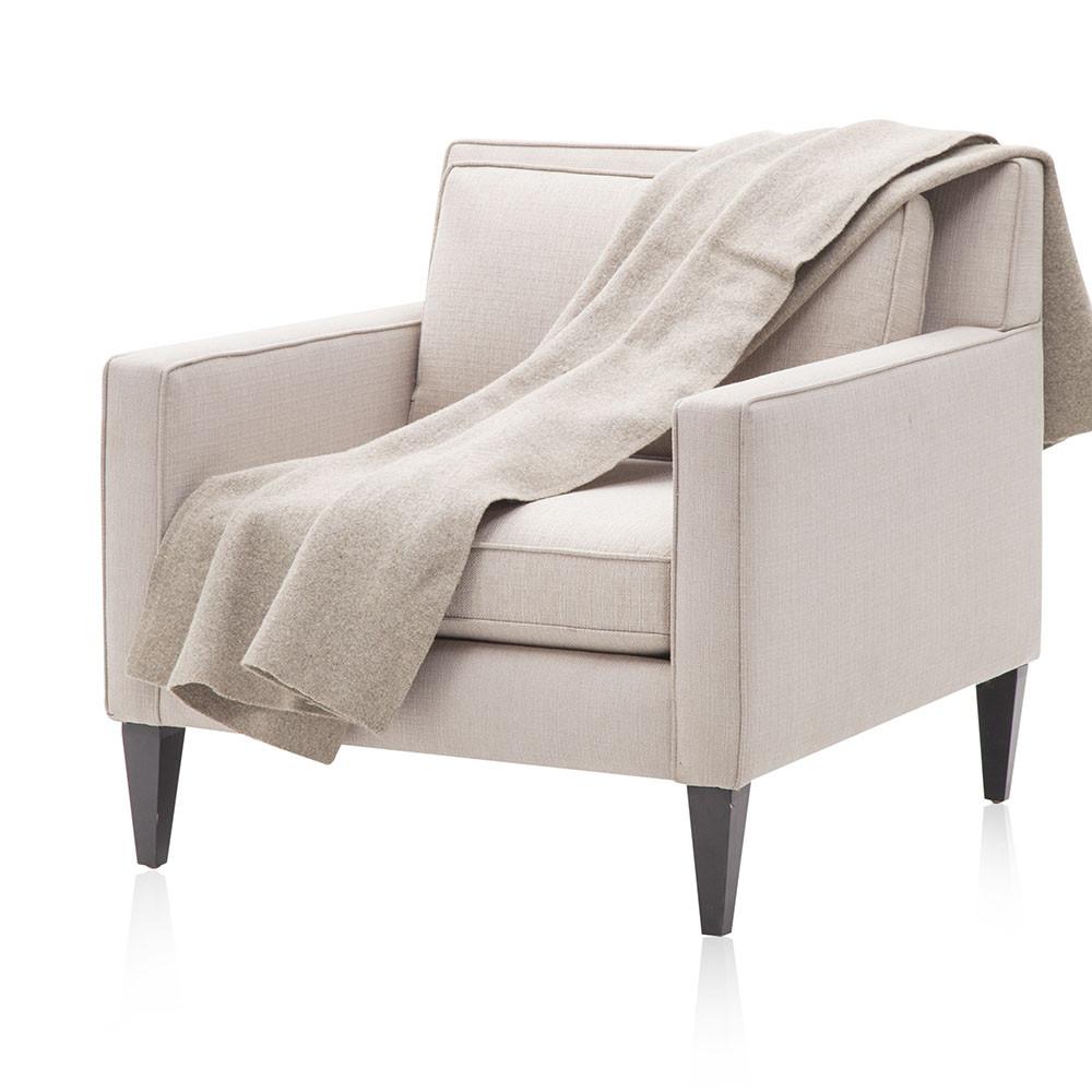 Oatmeal Wool Throw
