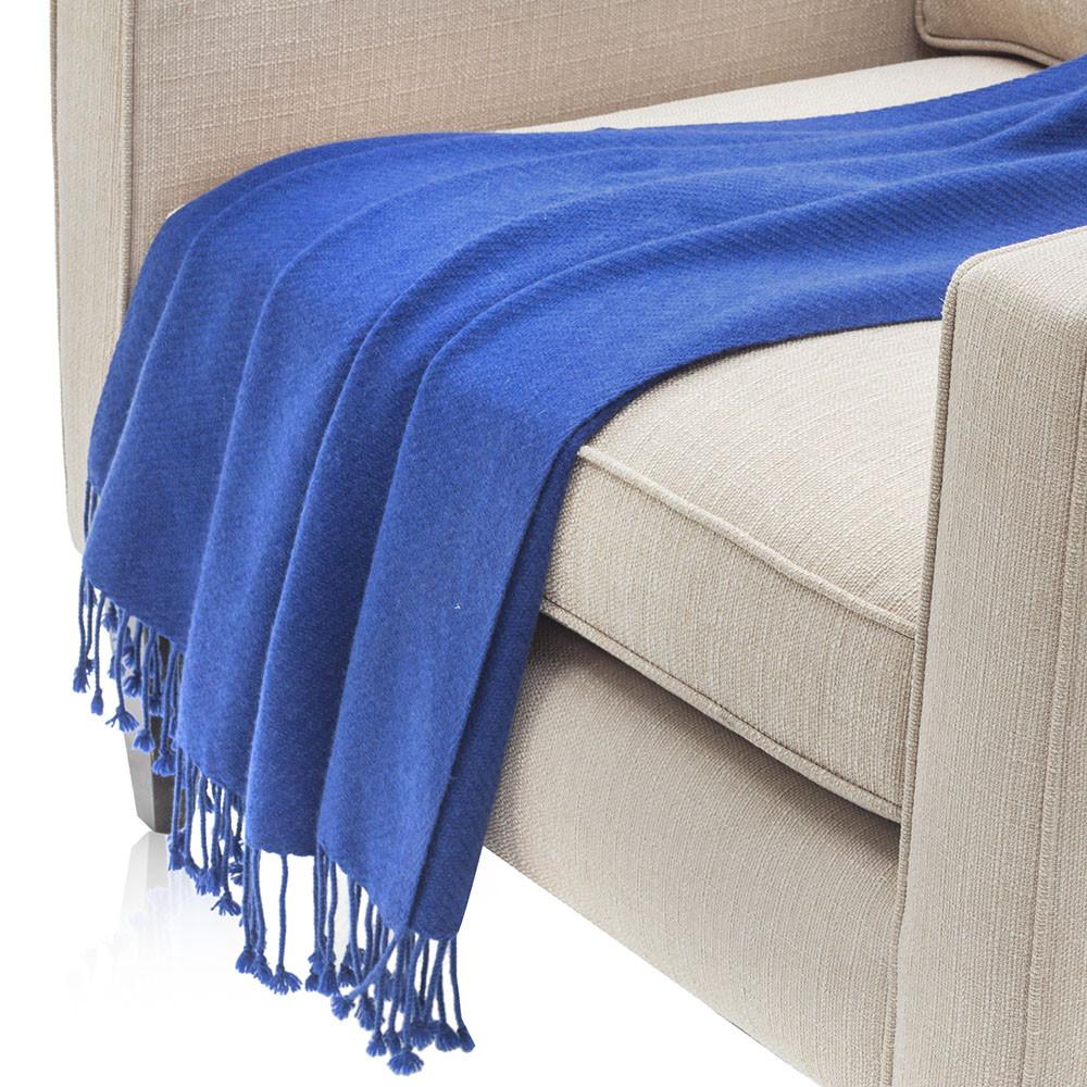 Royal Blue Throw