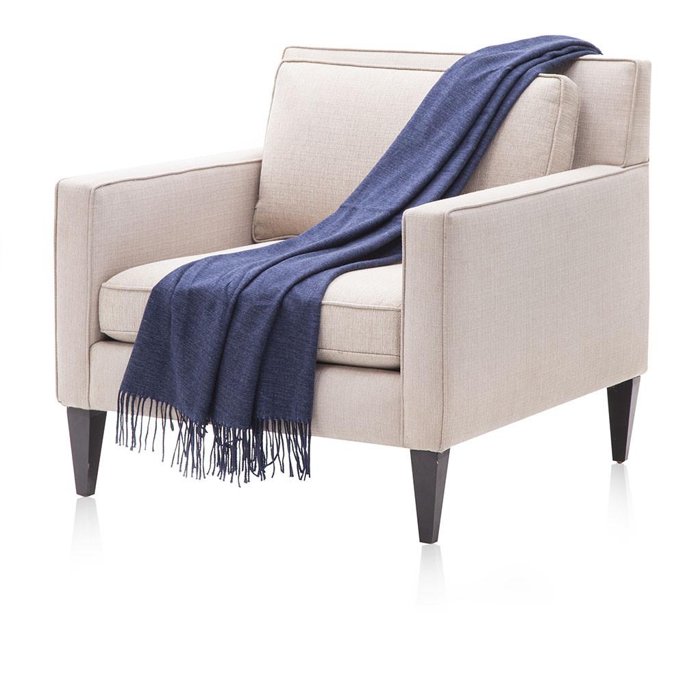 Thin Indigo Blue Throw