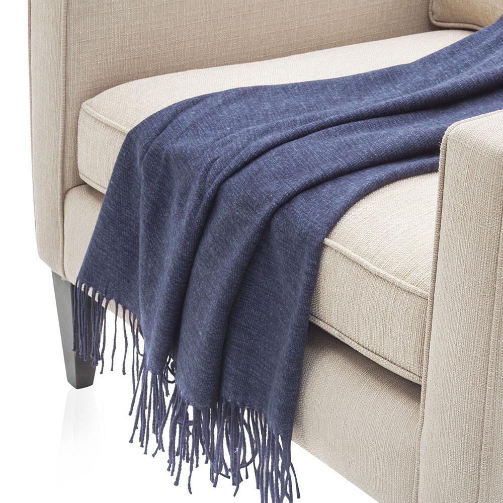 Thin Indigo Blue Throw