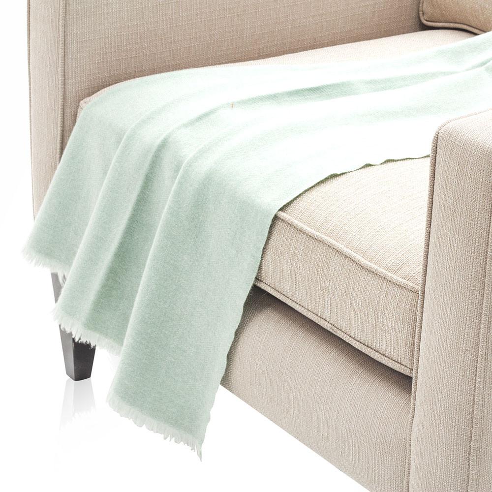 Sea Foam Green Throw
