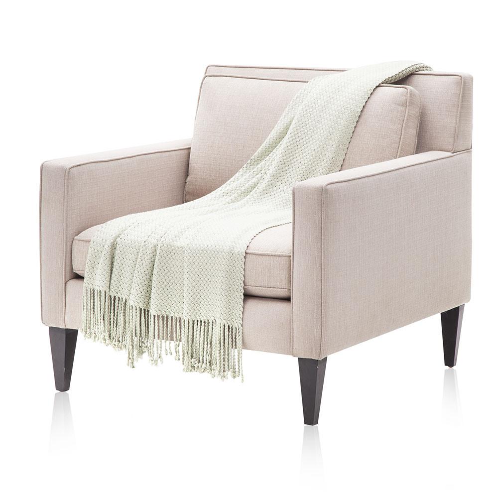 Extra Light Green Throw