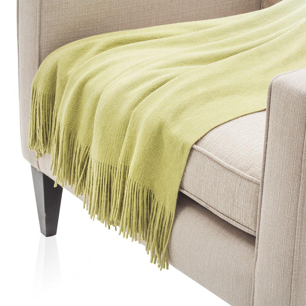 Pea Green Throw