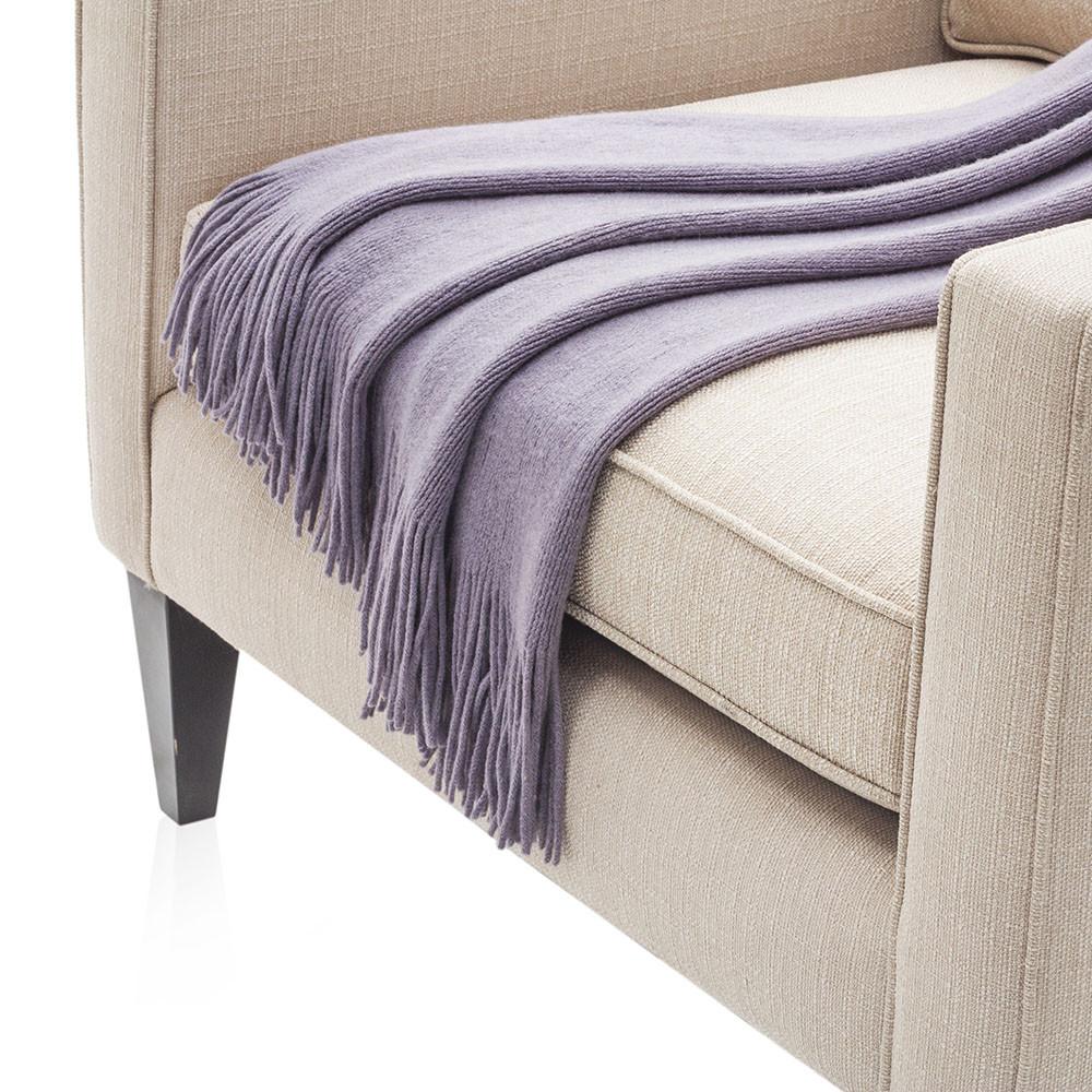 Lavender Cotton Throw