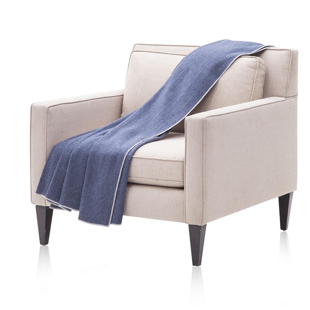 Navy Blue Throw