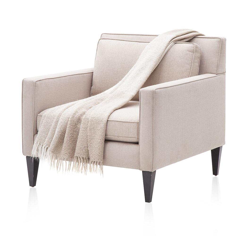 Oatmeal Fuzzy Throw