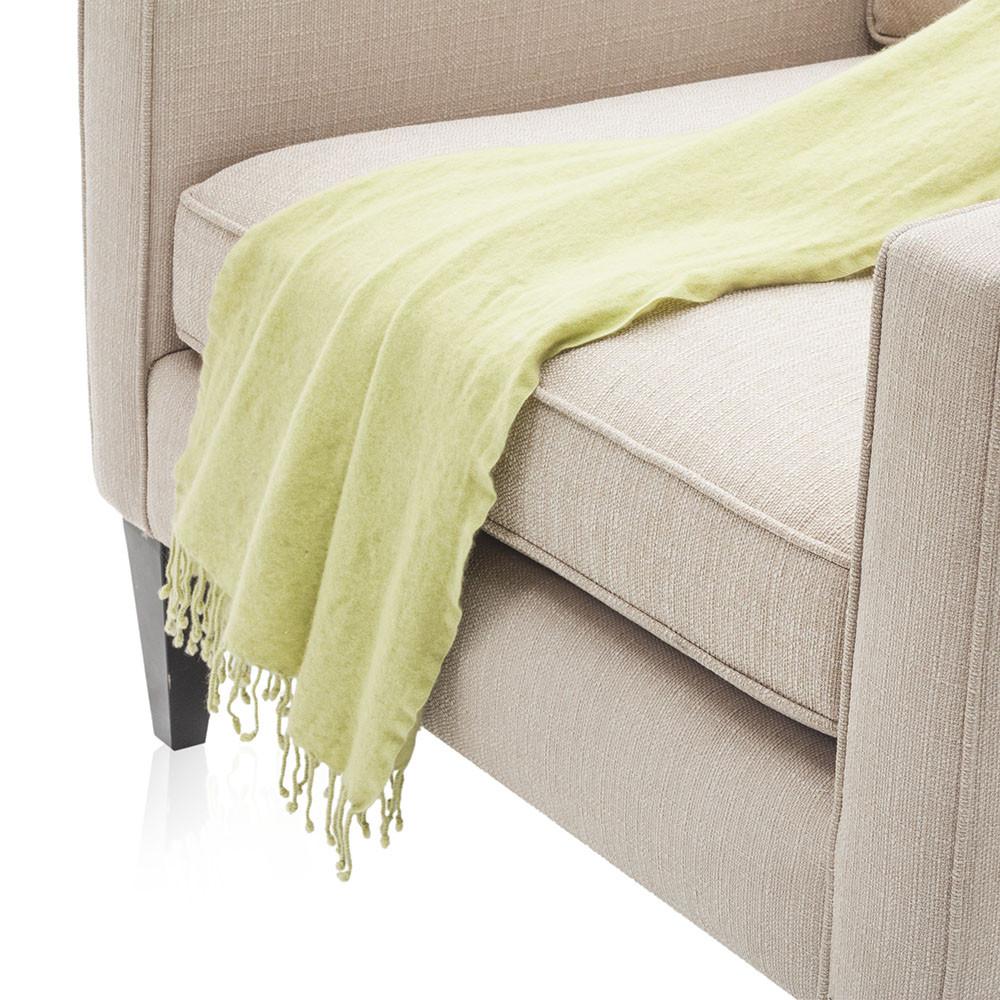 Delicate Light Green Throw