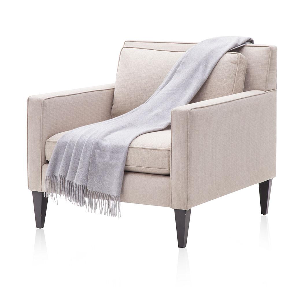Delicate Light Grey Throw