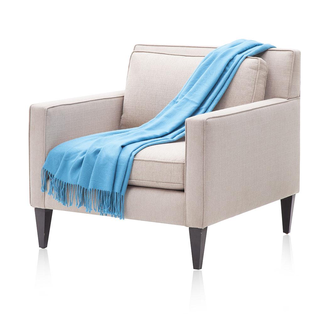 Bright Blue Throw