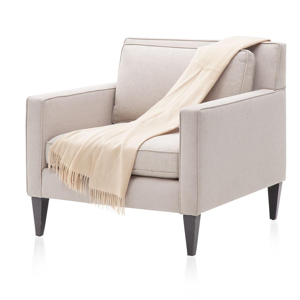 Cream Off-White Throw