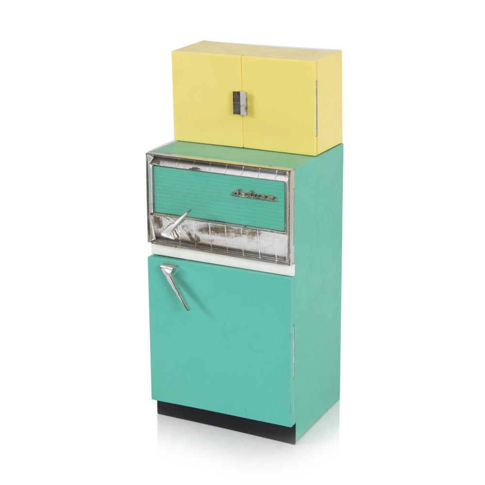 Miniature Pastel Kitchen Dollhouse Size