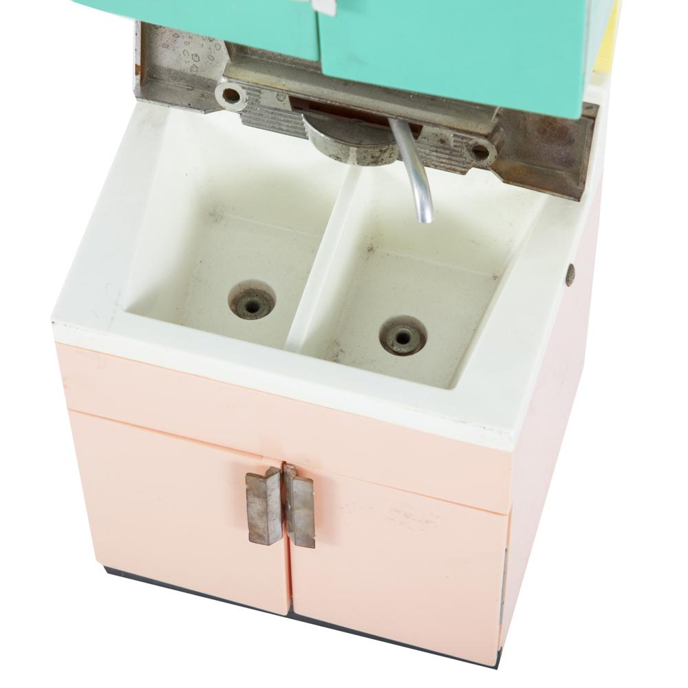 Miniature Pastel Kitchen Dollhouse Size
