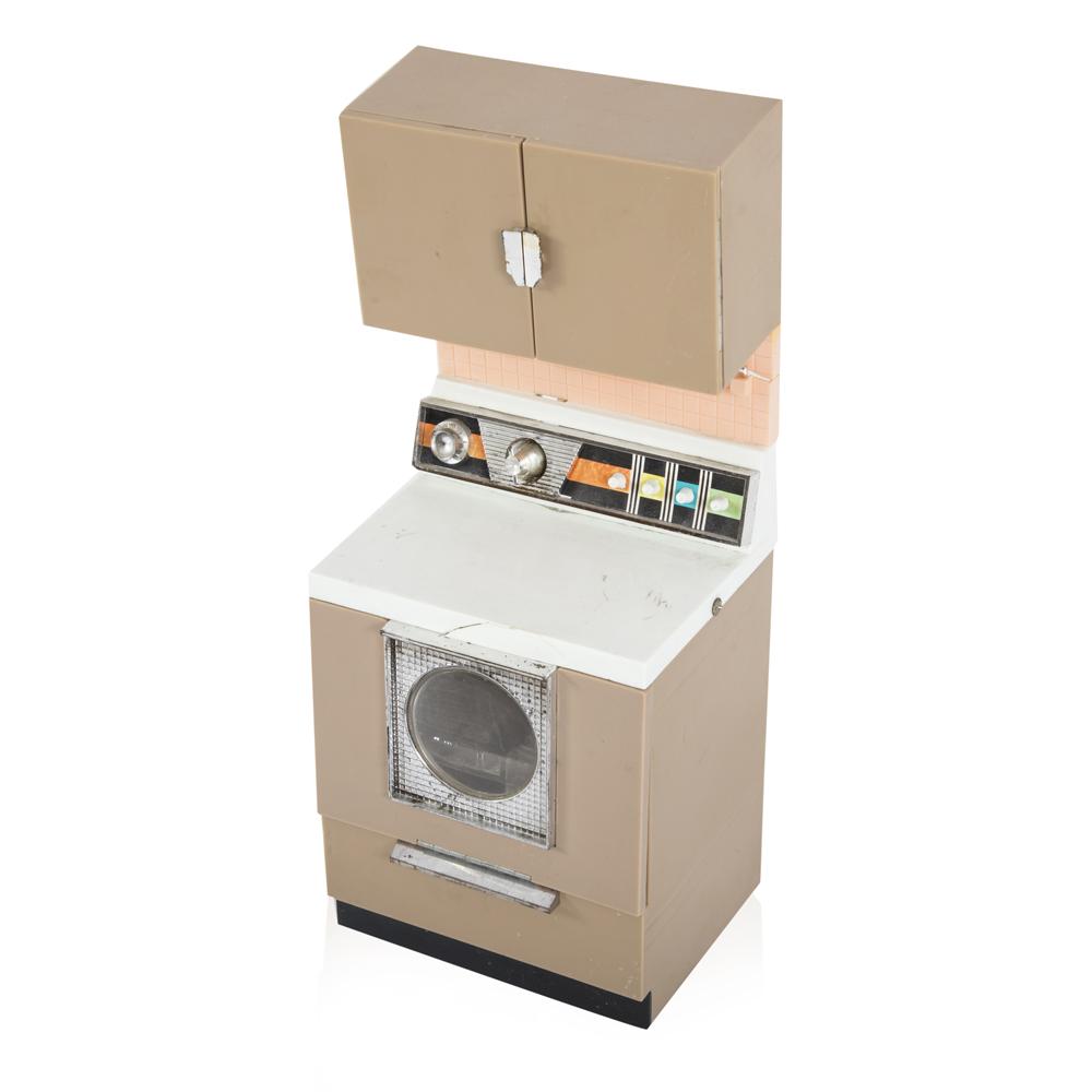 Miniature Pastel Kitchen Dollhouse Size