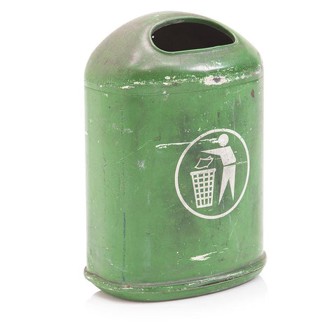 Green Public Green Trashcan
