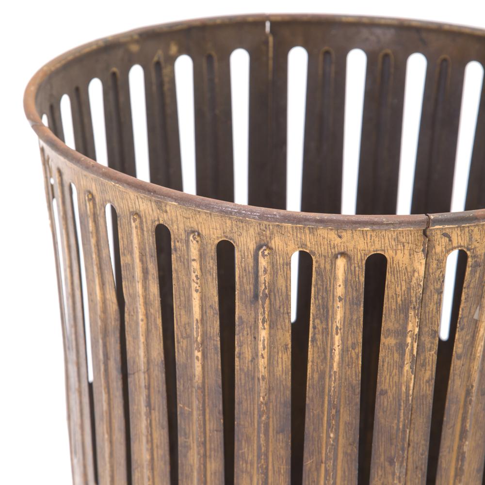 Vintage Metal Waste Basket
