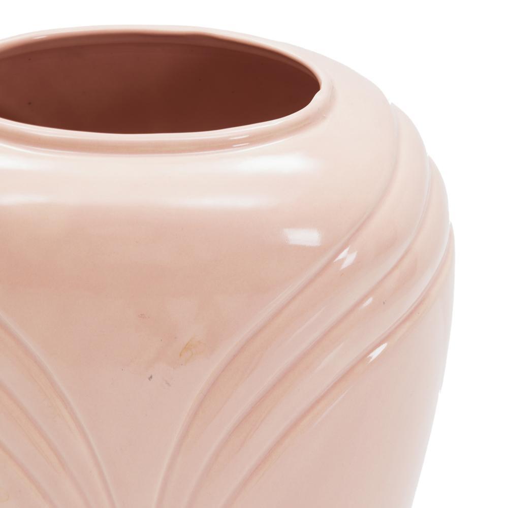 Glossy Pink Ceramic Deco Vase