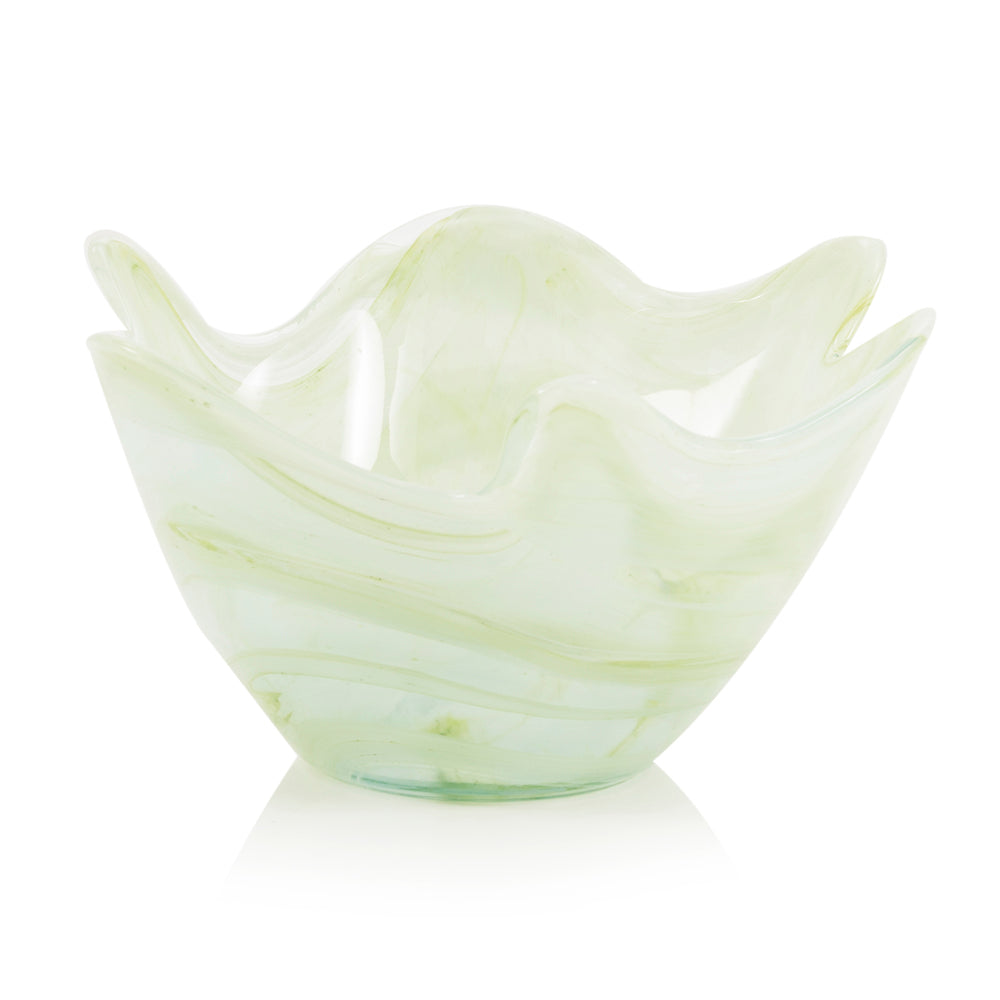 Green Organic Glass Bowl (A+D)