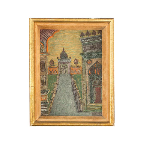 0044 (A+D) Framed Taj Mahal Painting