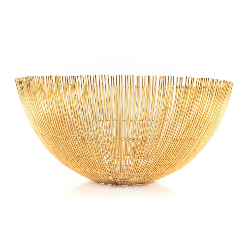 Gold Decorative Fruit Bowl (A+D)