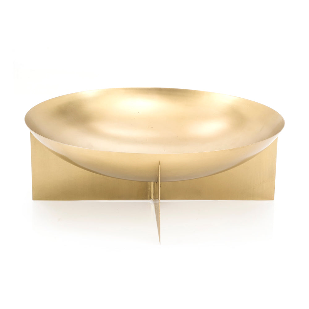 Brass Bowl with Stand (A+D)