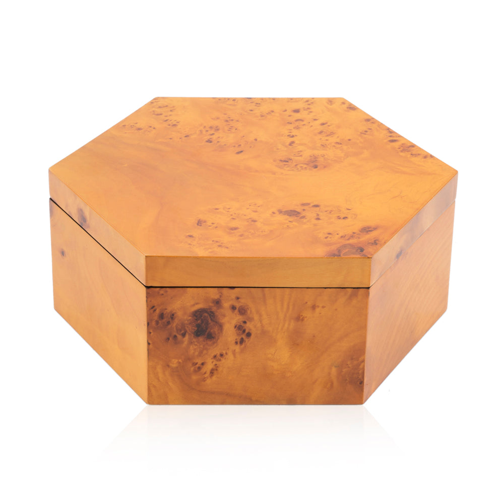 Wood Light Burl Box Large (A+D)