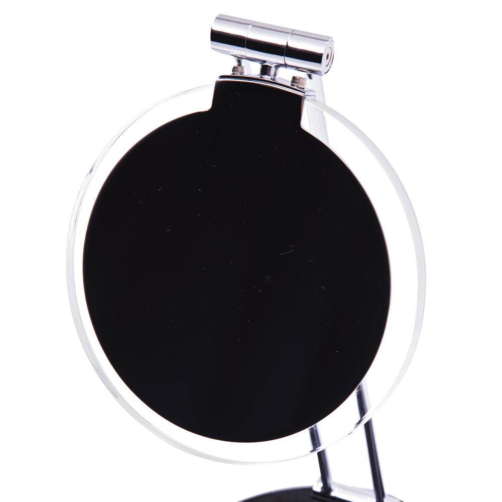 Black & Lucite Reflection Desk Lamp