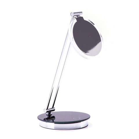 Black & Lucite Reflection Desk Lamp