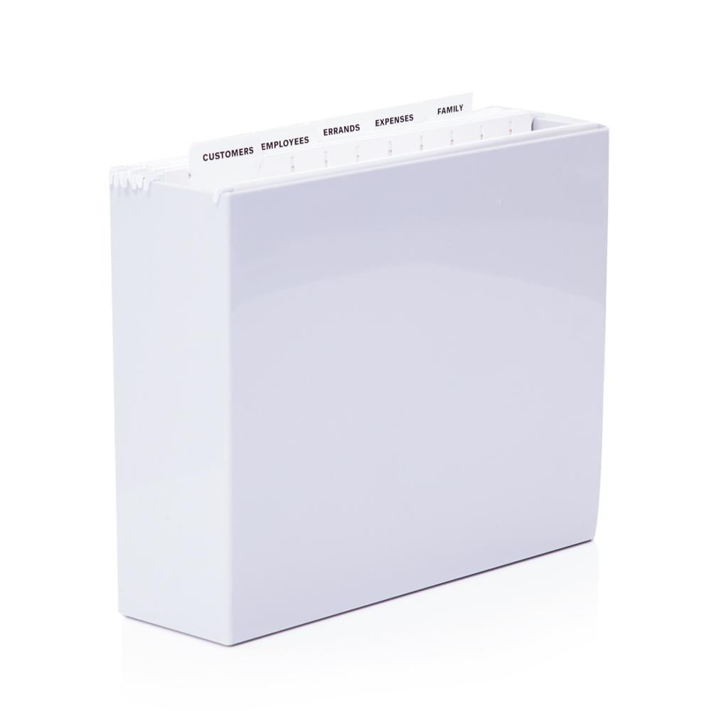 White/Grey Plastic File Folder