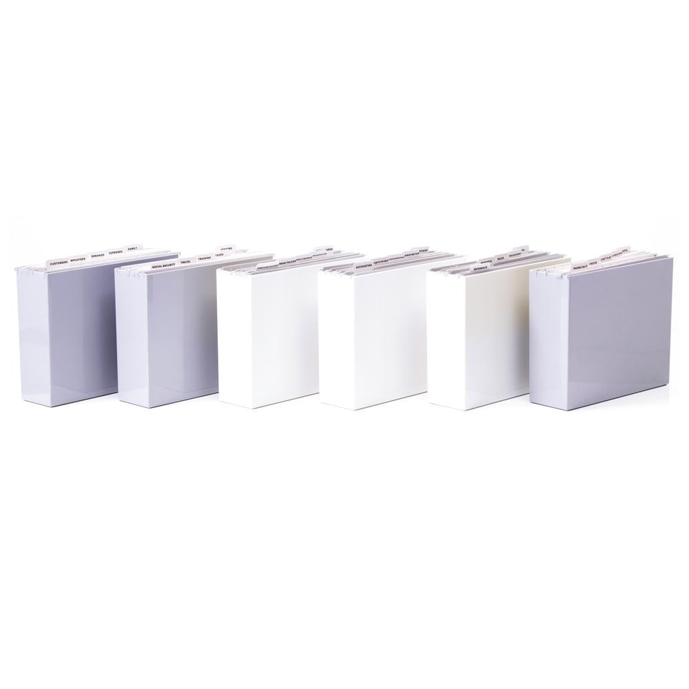 White/Grey Plastic File Folder