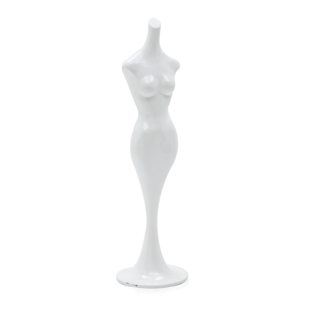 White Glossy Avant-Garde Mannequin