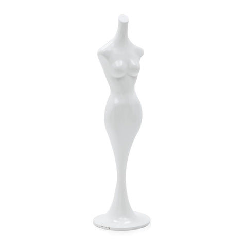 White Glossy Avant-Garde Mannequin