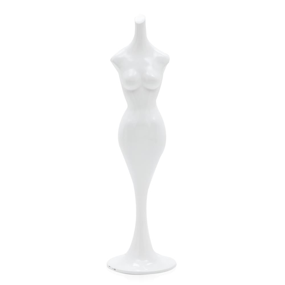White Glossy Avant-Garde Mannequin