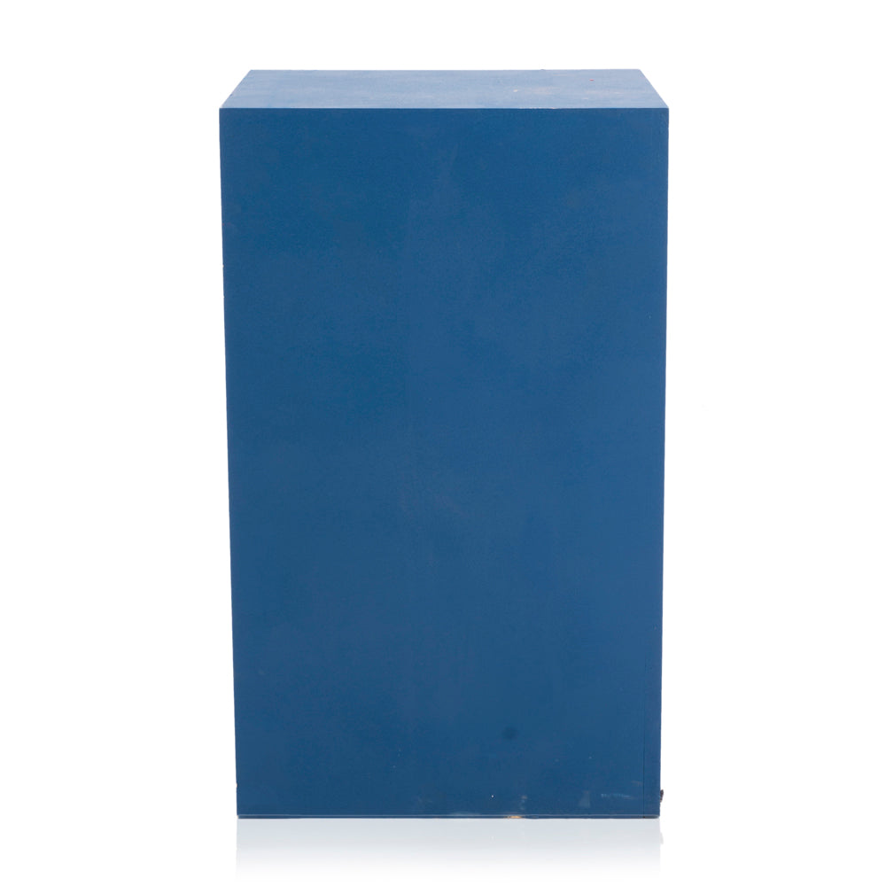 Blue Rectangular Pedestal