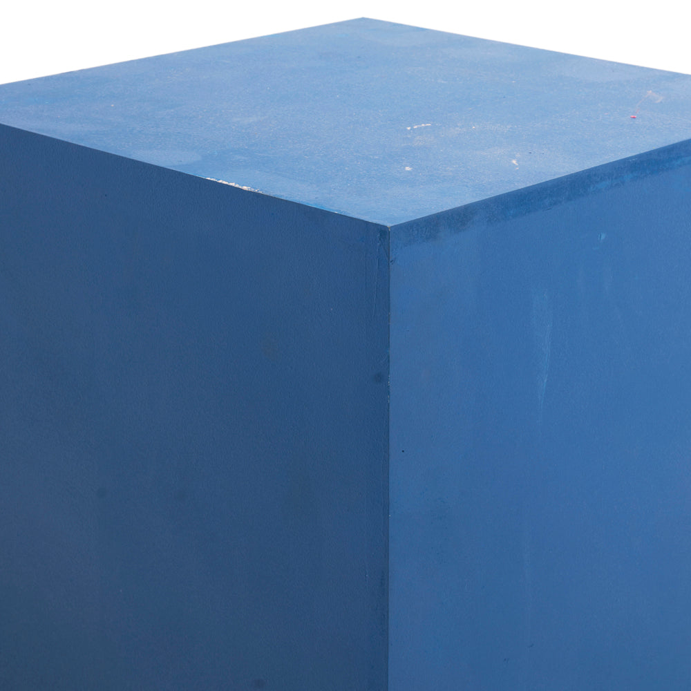 Blue Rectangular Pedestal
