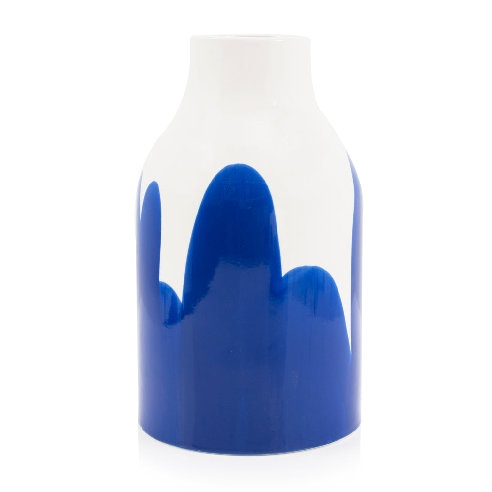 Blue & White Bottle Vase (A+D)