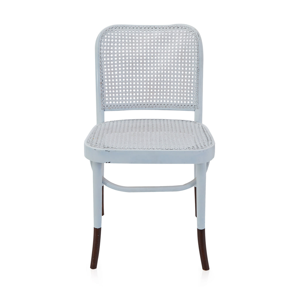 Cane Back Chair - Grey