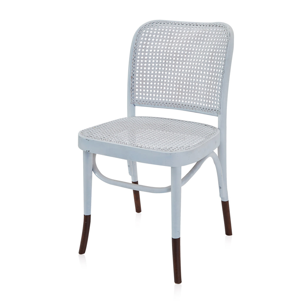 Cane Back Chair - Grey
